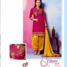 Pink Pure Cotton Patiala Salwar Kameez