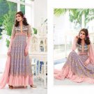 Peach Embroidered Georgette Salwar Kameez