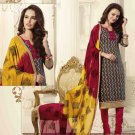 Black Chanderi Silk Salwar Kameez