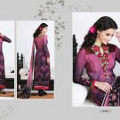Multi-Colored French Crepe Salwar Kameez
