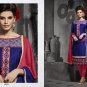 Blue Casual Cotton Salwar Kameez
