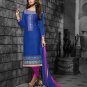 Blue Traditional Cotton Salwar Kameez