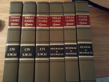 ****WEST'S TEXAS CASE'S SOUTH WESTERN REPORTER 3d SERIES 180 ****