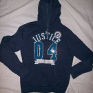 Girls Sparkly Justice BLING Hoodie Fleece Jacket  COOL JUSTICE Clothes  Size 14