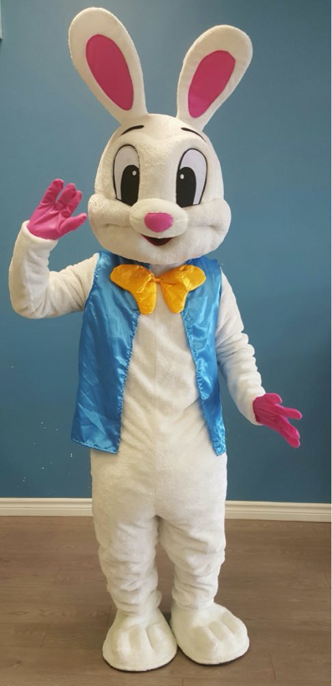 Easter Bunny Rabbit Mascot Costume Parade Costume Birthday Costume Size LARGE