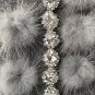 iPhone 6 Plus or iPhone 6s Plus DIY Furry Fur Bling Rhinestone Crystal Elegant Phone Case Cover