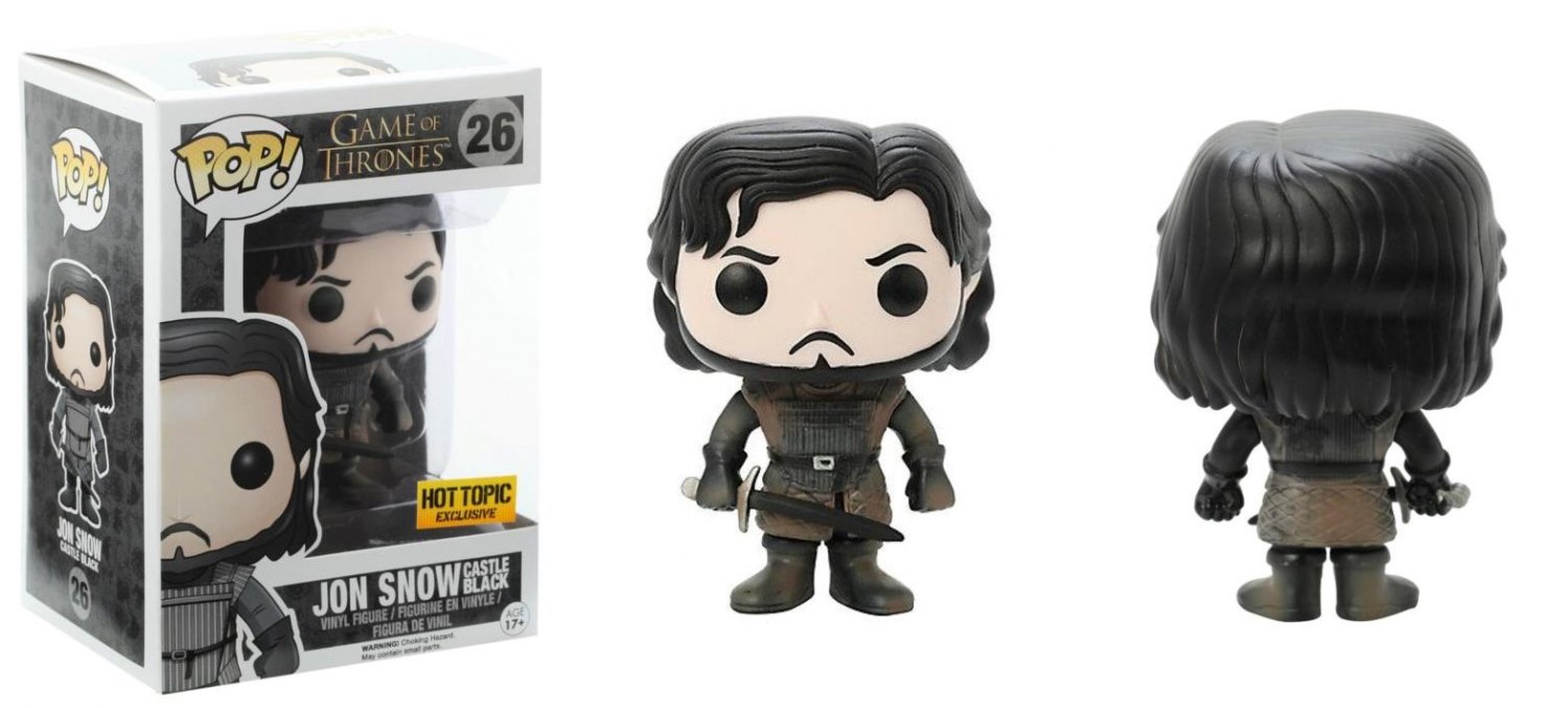 Funko Pop! Game of Thrones Jon Snow Castle Black #26 Vinyl Figure Hot ...