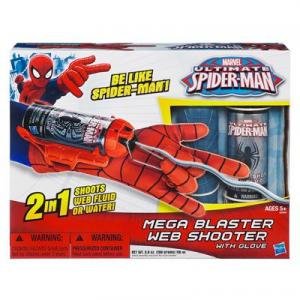 Marvel Ultimate Spider-Man Mega Blaster Web Shooter + 1 Can of Spidey ...