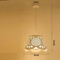 Creative iron pendant lamp simple chandelier style 14