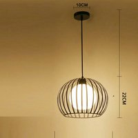 Creative iron pendant lamp simple chandelier style 16