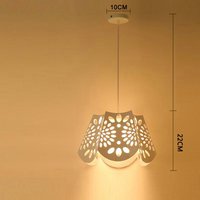 Creative iron pendant lamp simple chandelier style 19