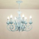 Iron Candle chandelier princess pendant lamp for children room