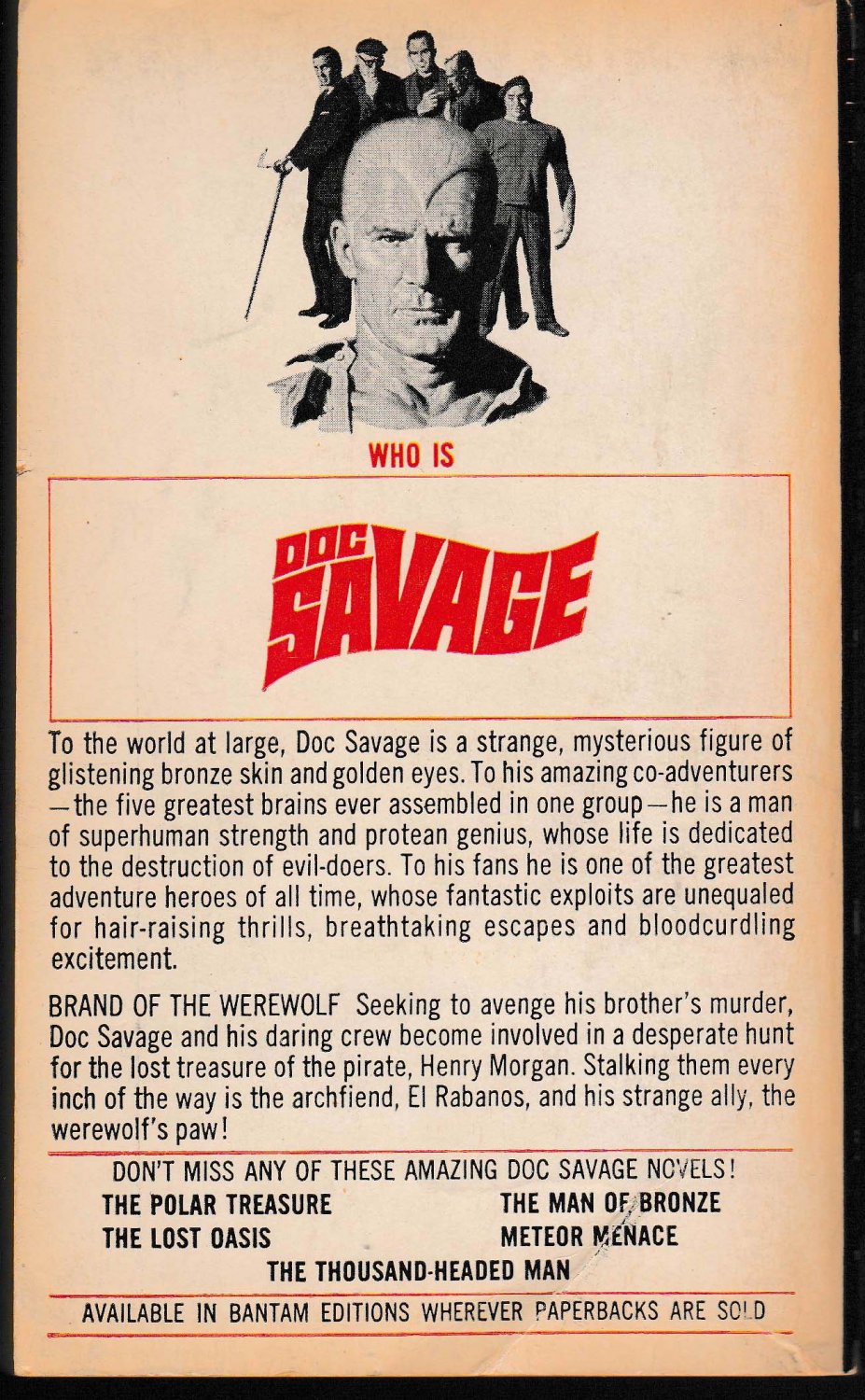 Doc Savage - Brand of the Werewolf by Kenneth Robeson