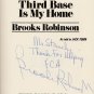 Third Base is My Home by Brooks Robinson - Hardback