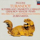Turandot – Puccini - Joan Sutherland -  Zubin Mehta - CD