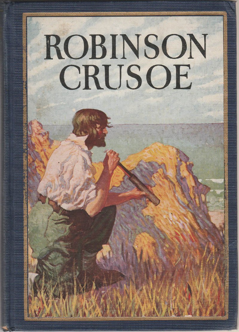 Robinson Crusoe - Daniel Defoe - Illustrated by Frank Godwin - 1925