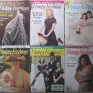 Vintage Fashions – Lot of 14 issues – 1990 1991 complete – 1992 2 issues
