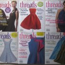 Threads magazine 2012 Complete year lot of 6 issues