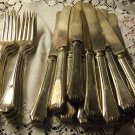 Wm. Rogers - Set of 12 Knives and Forks (#34)