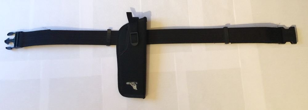 Uncle Mike's Sidekick Size M Belt With Holster Black