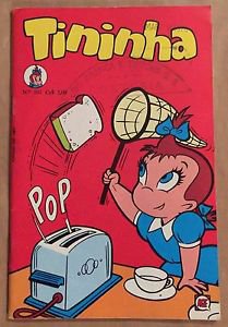Tininha #101 Brazilian Little Audrey Foreign Edition Comic Catching Toast Cover