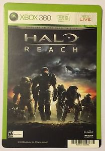 Xbox 360 Halo Reach Blockbuster Artwork Display Card