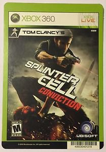Xbox 360 Splinter Cell Conviction Blockbuster Artwork Display Card