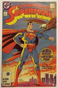Adventures of Superman #424 (Jan 1987, DC) FN Condition