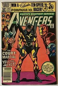 The Avengers #213 (Nov 1981, Marvel) MJ Mark Jewelers Variant VG/FN Condition