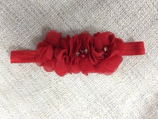 3 Flower Headband 0-7Yrs