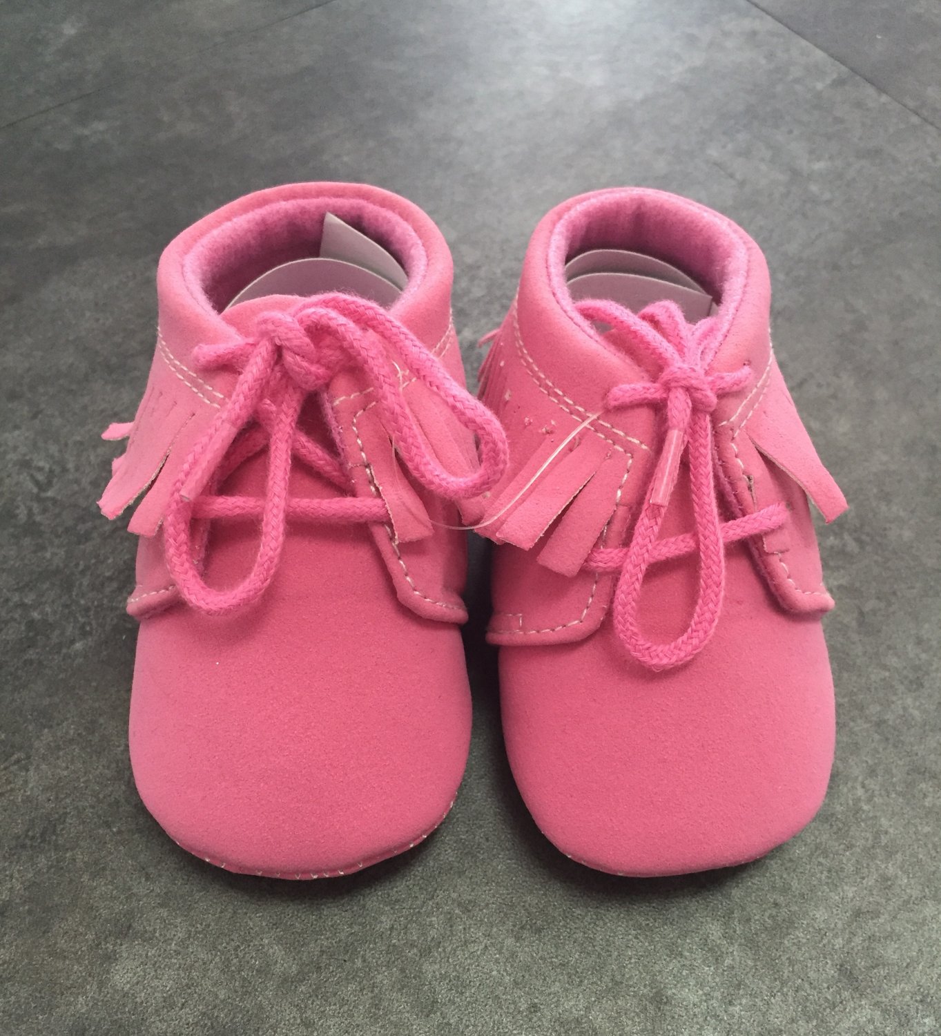 Baby Moccasins Pink