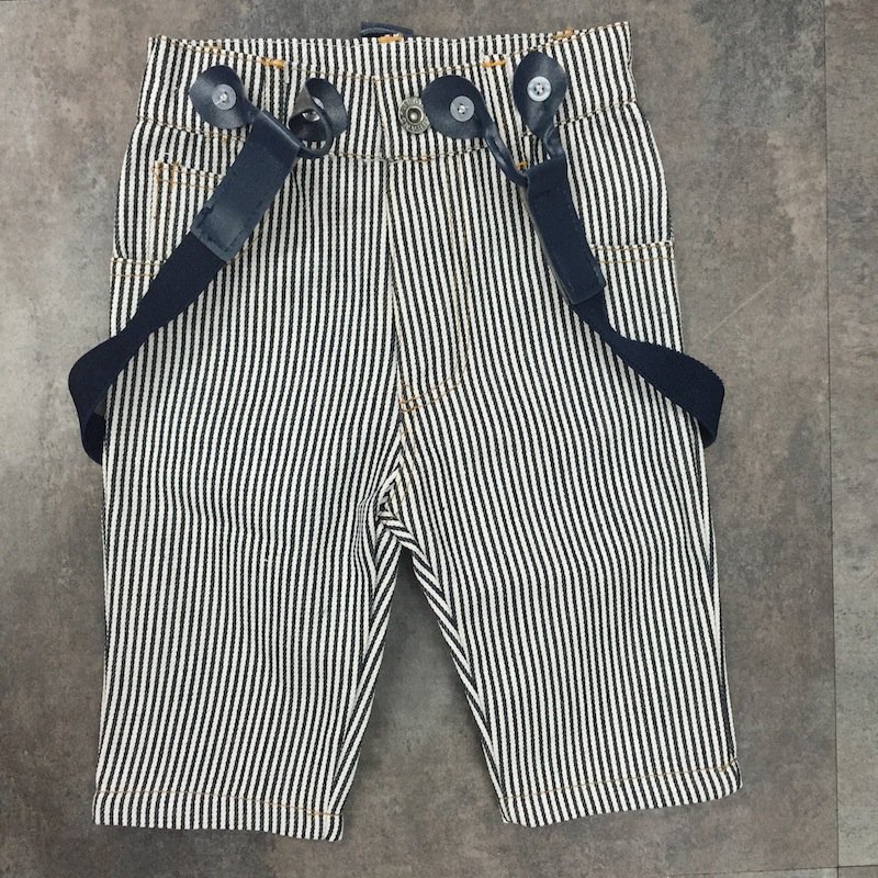Pinstripe Pants with suspenders