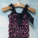 Black Heart Printed Romper