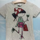 Tee with button detail