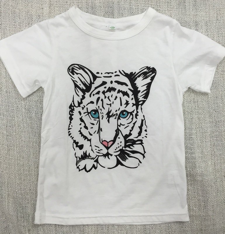 Unisex White Tiger Tee
