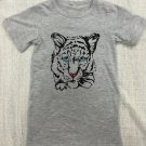 Grey Unisex Tiger Tshirt