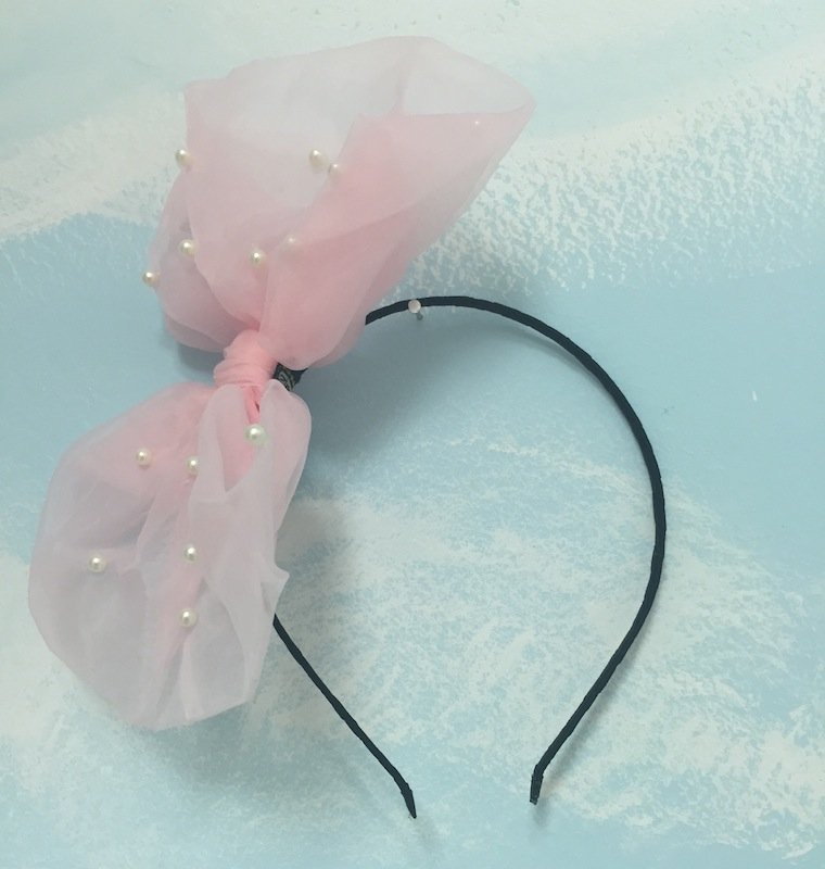 Oversized Boy with Pearls Pink