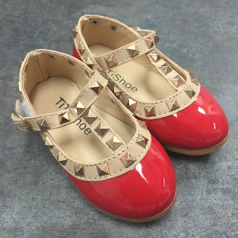 Valentino inspired flats Red