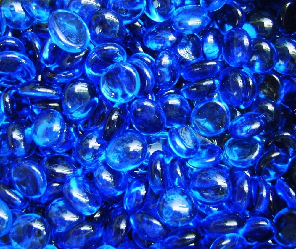 Creative Stuff Glass Wholesale 500 Pcs Crystal Aqua Blue Glass