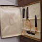 Four Piece Bar Tool Set Original Fabric Lined Box