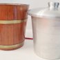 Olde Oaken Bucket Wood Barrel Style Ice Bucket