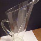 Cocktail Drink Mixing Crystal Pitcher with Stirrer Vintage