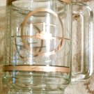 Alaska Airlines, Advertising, Clear Glass,Gold Stein, Vintage