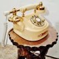 Western Electric French Style White and Gold Vintage Telephone