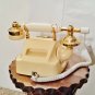 Western Electric French Style White and Gold Vintage Telephone