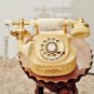 Western Electric French Style White and Gold Vintage Telephone