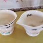 Yum Bailey Irish Cream Pitcher and Sugar Pot, Vintage