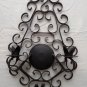 Wall Hanging Decor, Wrought Iron,Three Piece Metal Candle Holder, Vintage
