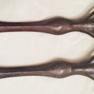 Vintage Cast Iron Figural Stove Burner Cover Lifters