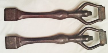 Vintage Cast Iron Figural Stove Burner Cover Lifters